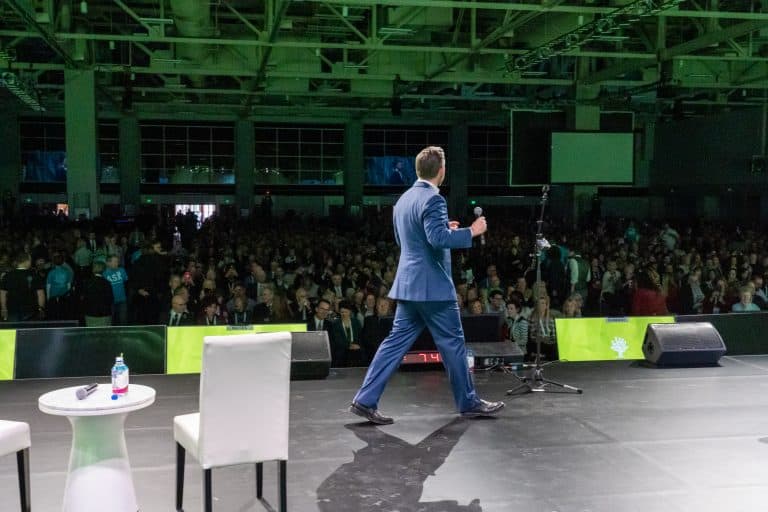 Jason Hewlett on Stage RootsTech 2019