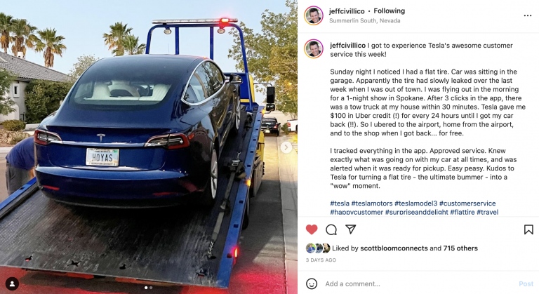 Jeff Civillico Tesla post