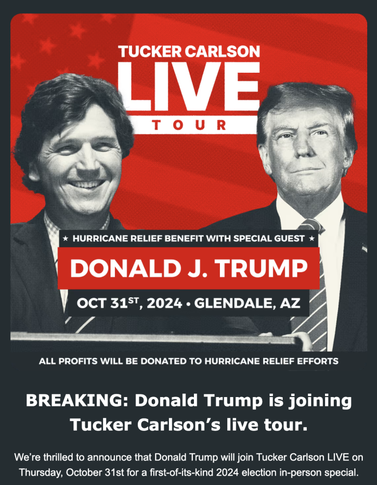 Trump Tucker 10-31-24